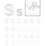 Tracing Letter S S Worksheet With Regard To Free Printable Letter S Tracing Worksheets