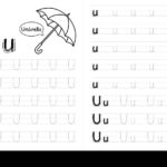 Tracing Letter U Hi Res Stock Photography And Images   Alamy Intended For Letter U Tracing Worksheets Preschool