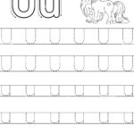 Tracing Letter U Hi Res Stock Photography And Images   Alamy Within Letter U Tracing Worksheets For Kindergarten