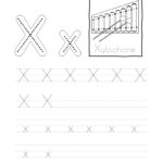 Tracing Letter X X Worksheet Throughout Letter Xx Tracing Worksheets For Kindergarten