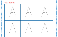 Tracing Letters - Letter Tracing Worksheets - Alphabet Tracing for Free Printable Preschool Worksheets Tracing Letter A