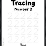 Tracing Number 2   Kindergarten Worksheet Free Printable Pdf Pertaining To Tracing Ll Worksheets