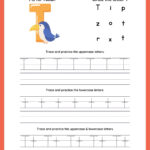 Tracing The Letter T | Worksheets For Preschool In Small Letter T Tracing Worksheets