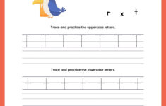 Tracing The Letter T | Worksheets For Preschool in Small Letter T Tracing Worksheets