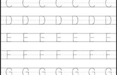 Tracing – Uppercase Letters – Capital Letters – 3 Worksheets for Printable Uppercase Letter Tracing Worksheets