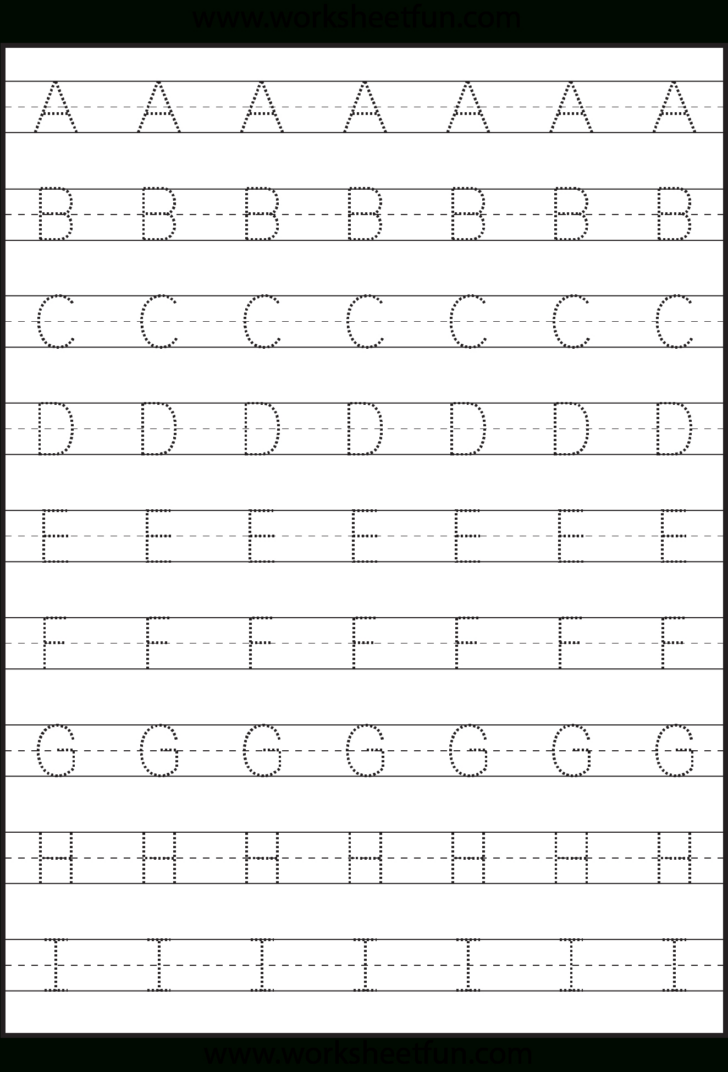 Uppercase And Lowercase Letter Tracing Worksheets Free