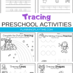 Tracing Worksheets And Activities For Preschool   Planning Playtime For Preschool Letter Tracing Worksheets
