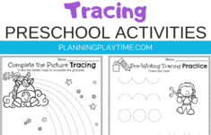 Tracing Worksheets And Activities For Preschool - Planning Playtime inside Letter Tracing Worksheets Free Preschool