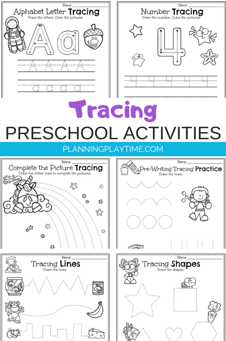 Letter Tracing Worksheets Free Preschool
