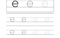 Uppercase Letter E Tracing Worksheet - Doozy Moo with Letter Tracing Worksheets E