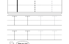 Uppercase Letter T Tracing Worksheet - Doozy Moo within Free Printable Letter T Tracing Worksheets