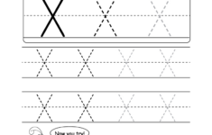 Uppercase Letter X Tracing Worksheet - Doozy Moo pertaining to Tracing Letter X Worksheets