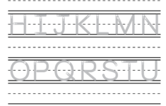 Worksheet Capital Letter A-Z — Lotty Learns regarding Uppercase Letter Tracing Worksheets AZ